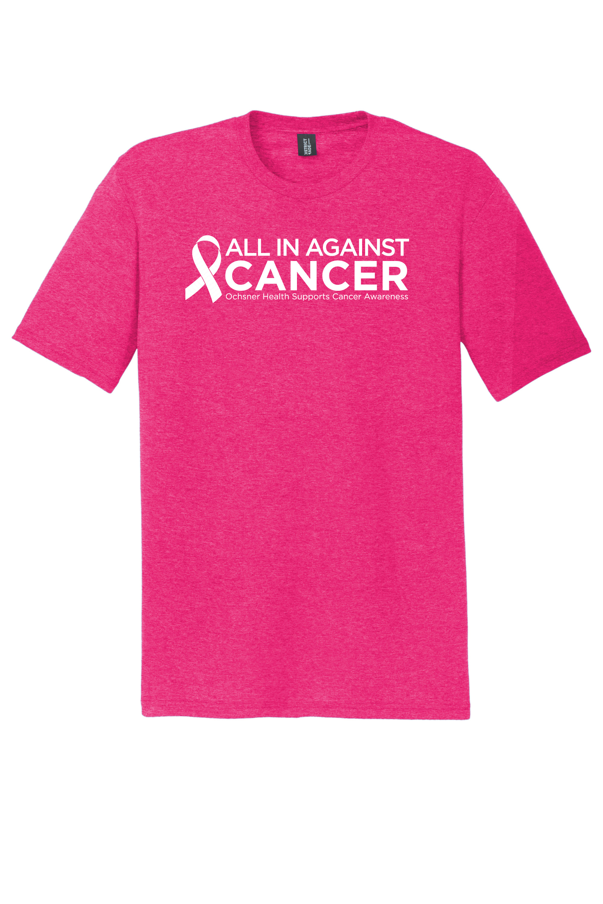 All in Against Cancer Unisex T-Shirt, Pink, large image number 1
